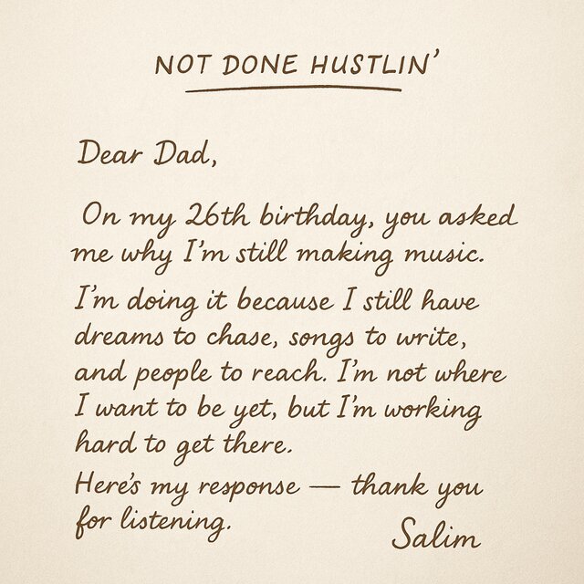 Not Done Hustlin