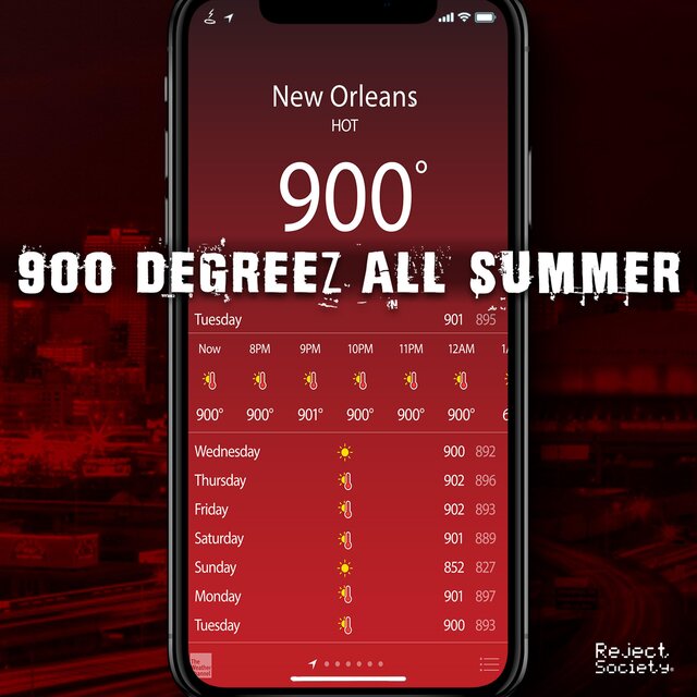 900 DEGREEZ ALL SUMMER
