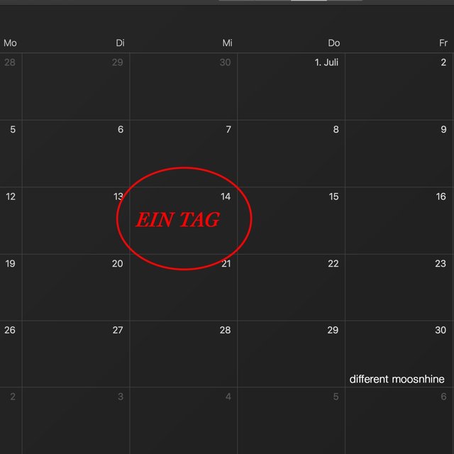 Ein Tag