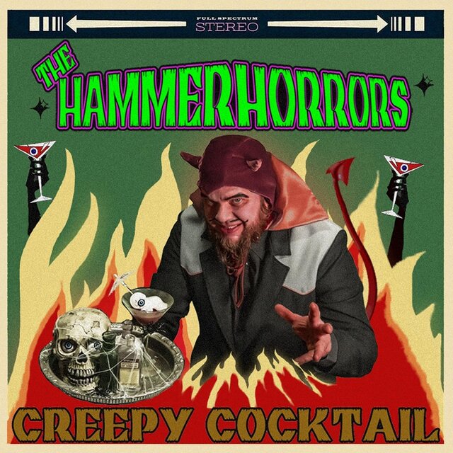 Cover art for album Creepy Cocktail by The Hammer Horrors