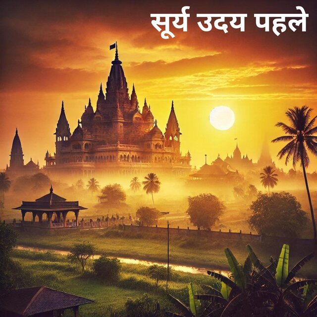 सूर्य उदय पहले (प्रकृतिक वातावरण)