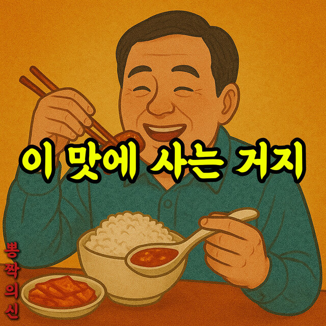 That's why you live (이 맛에 사는 거지)