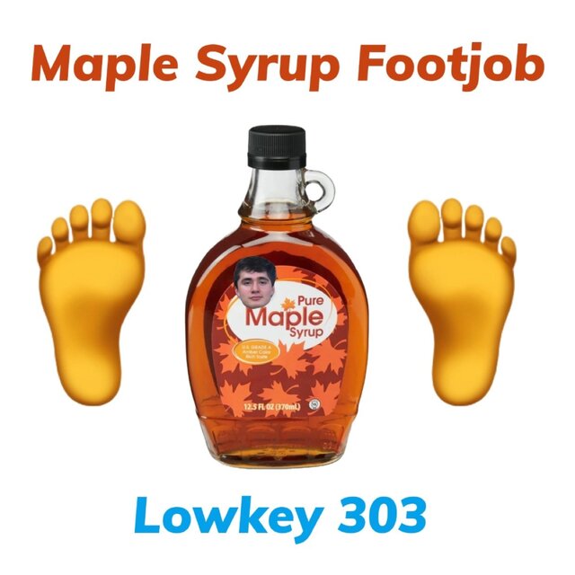 Maple Syrup Footjob