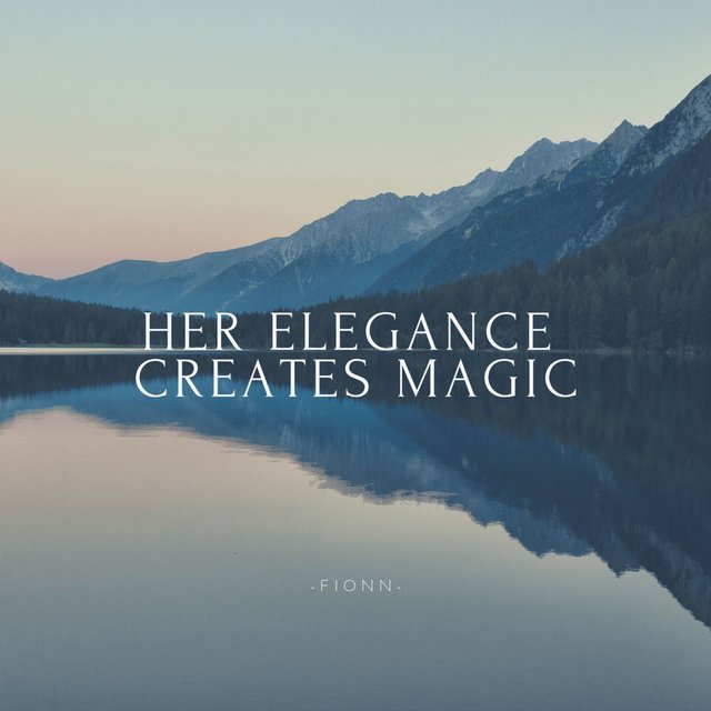 Her Elegance Creates Magic