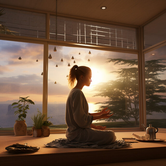 Sleep Meditation Binaural: Firelight Serenades for Inner Peace