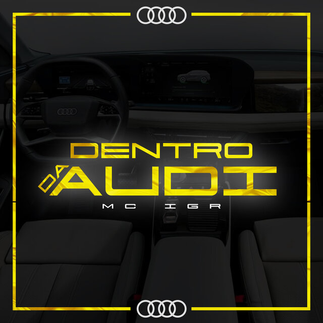 Dentro da Audi