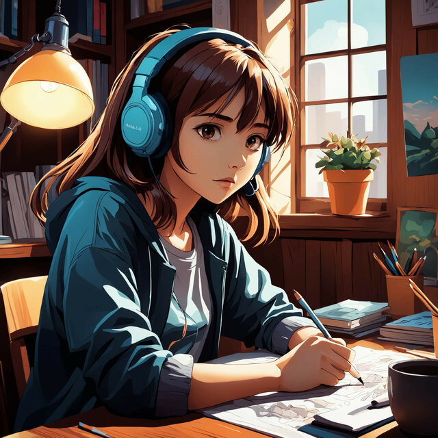 Caffeine & Notebooks: Lo-Fi Beats for Exam Prep