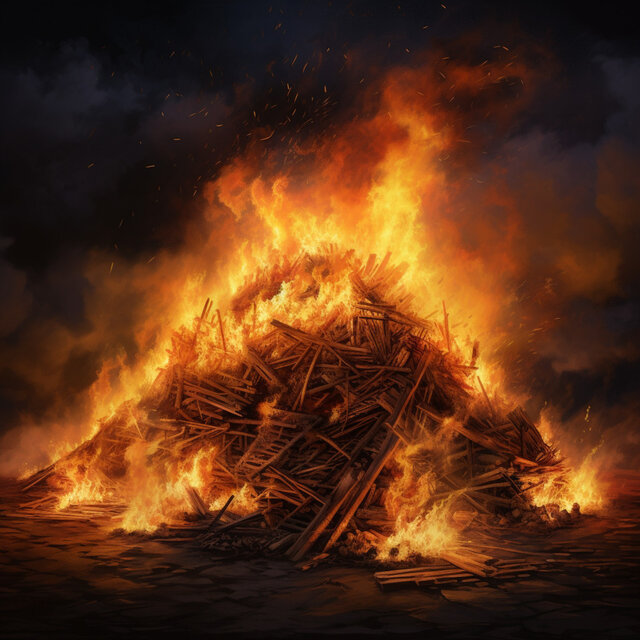 Nature's Fire Symphony: Peaceful Flame Tunes