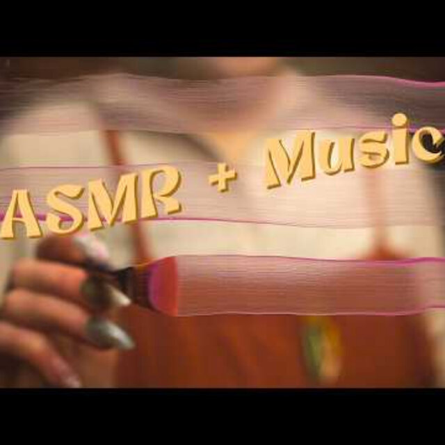 (MUSIC version) ART ASMR variety pack (drawing on you, layered sounds, whispers, echo/delay)
