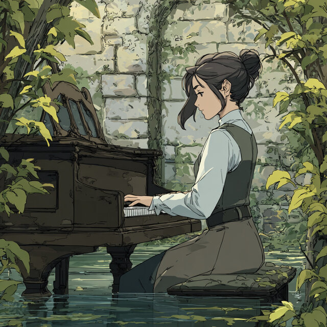 Whispers of the Ivory Keys (Ghibli Piano Music)