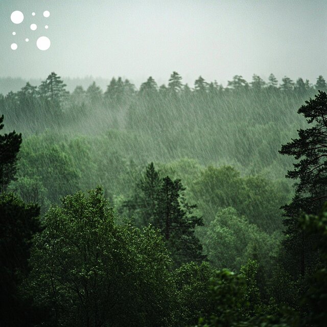 Raindrops in the Forest