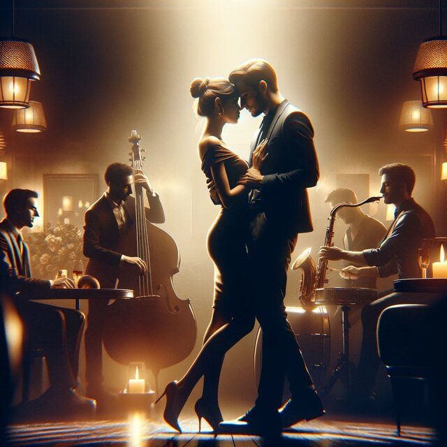 Jazzy Embrace: Romantic Vibrations