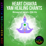 Heart Chakra Balancing Meditation - 108 YAM Seed Mantra Repetition, Binaural Beats 256 HZ