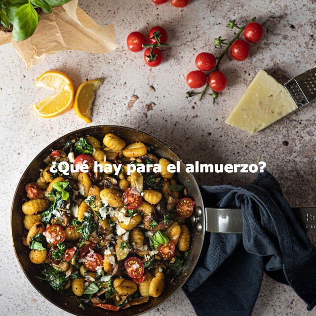 ¿Qué hay para el almuerzo?