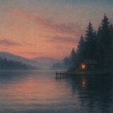 Sunset by the Lake
