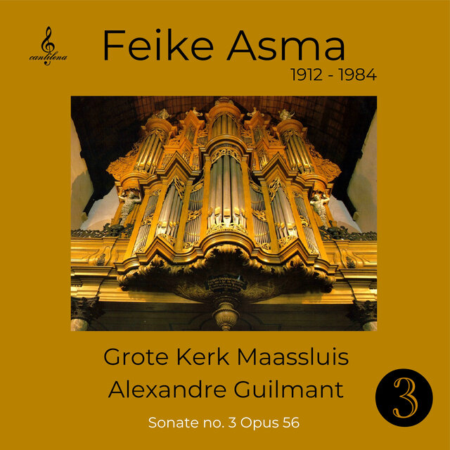 Feike Asma speelt op  het orgel van de grote kerk Maassluis Alexandre Guilmant; Sonate No. 3