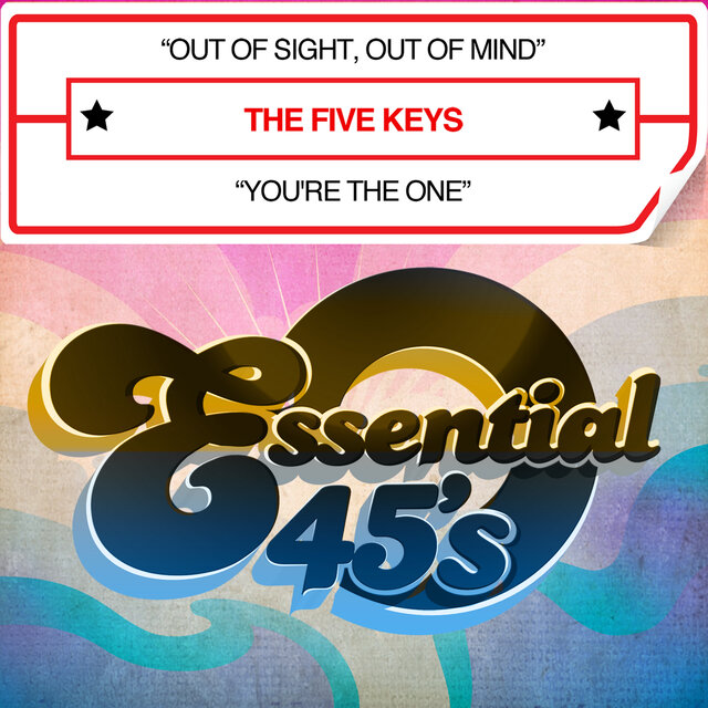Cover art for album Out Of Sight, Out Of Mind / You're The One by The Five Keys