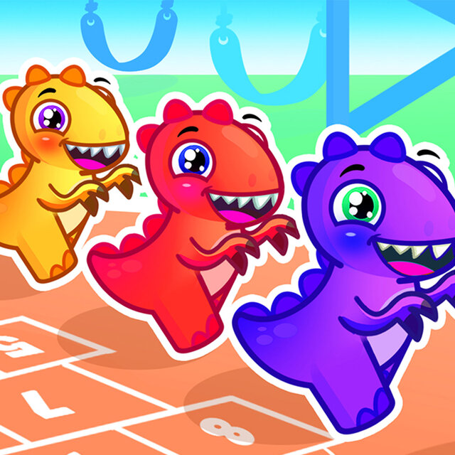 10 Little Dinos Song