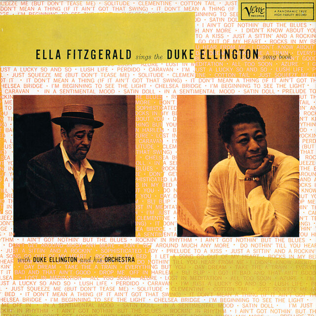 Cover art for album Ella Fitzgerald Sings The Duke Ellington Song Book by Ella Fitzgerald, Duke Ellington & His Orchestra