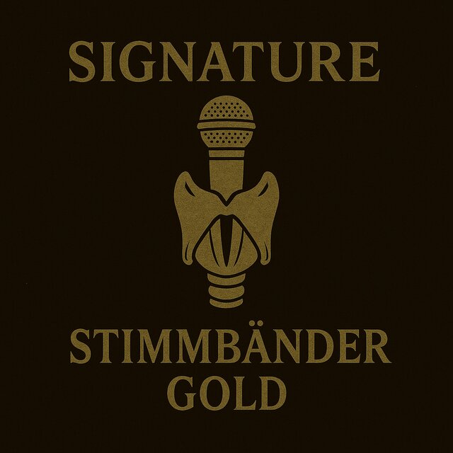 Stimmbänder Gold