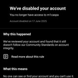 Instagram Banned
