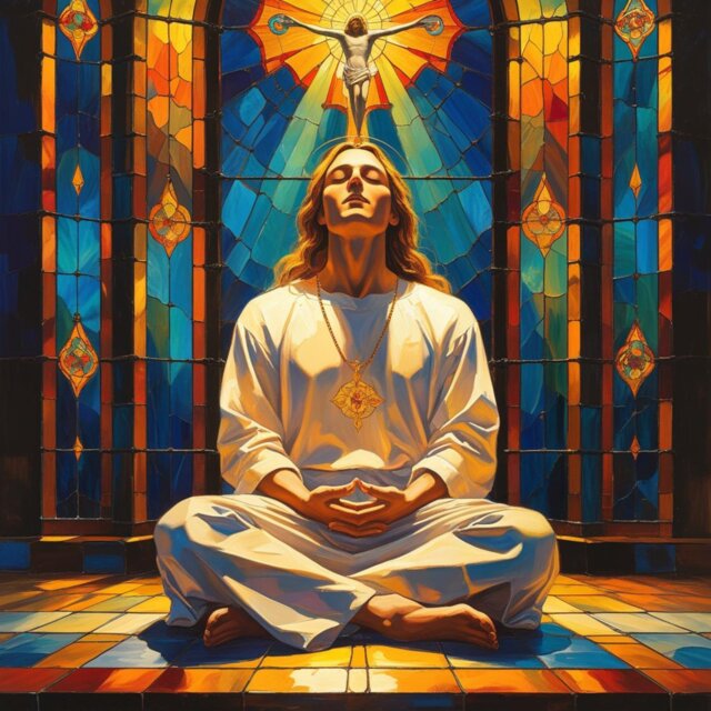 Mantras Sagrados da Espiritualidade de Jesus Cristo – Poder da Alma e o Equilíbrio da Riqueza - Sono Restaurador da Prosperidade Infinita com frequências 888+528+432 Hz