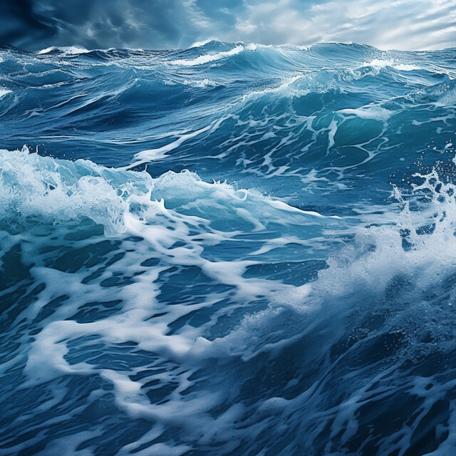 Ocean's Calm: Meditation Amidst Waves