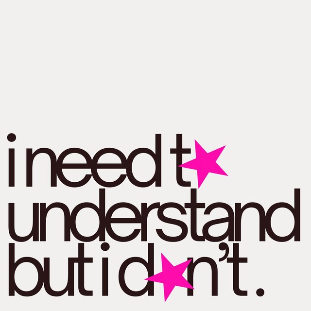 i need to understand but i don't