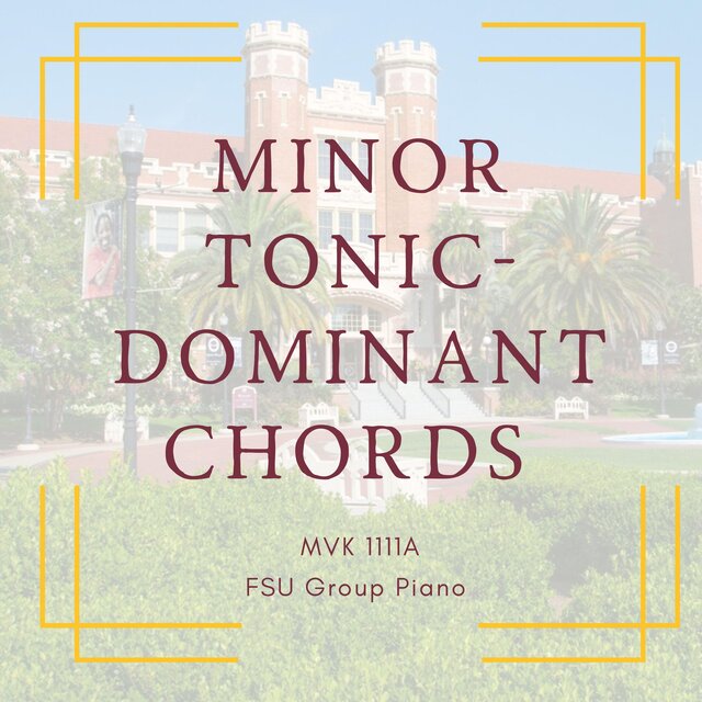 Minor Tonic-Dominant Chords MVK1111 Group Piano