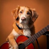 Furry Guitar Peace