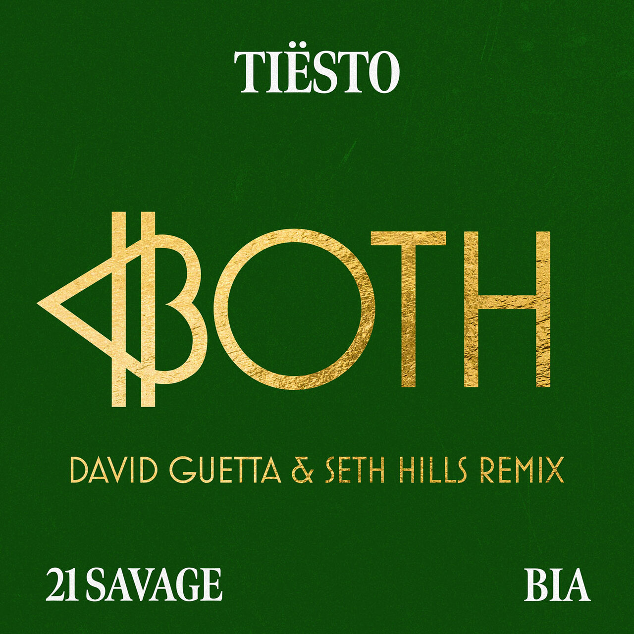 Tiësto ft. featuring 21 Savage & BIA BOTH - David Guetta & Seth Hills Remix cover artwork