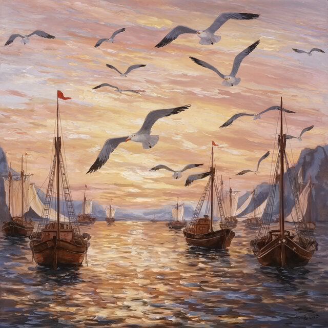 Distant Gulls