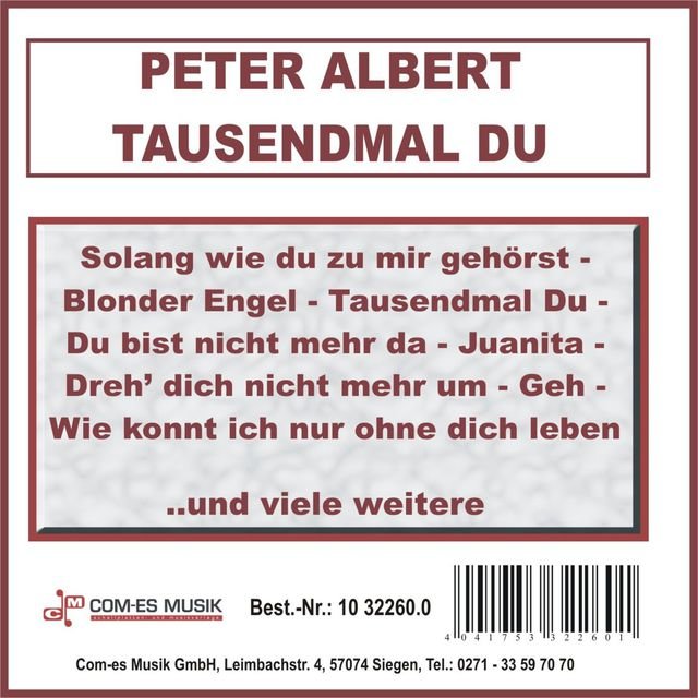 Tausendmal Du