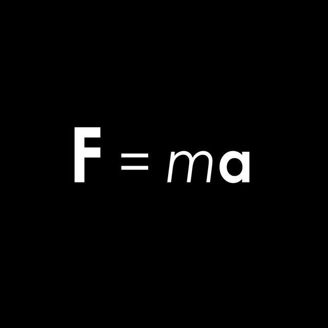 F=Ma