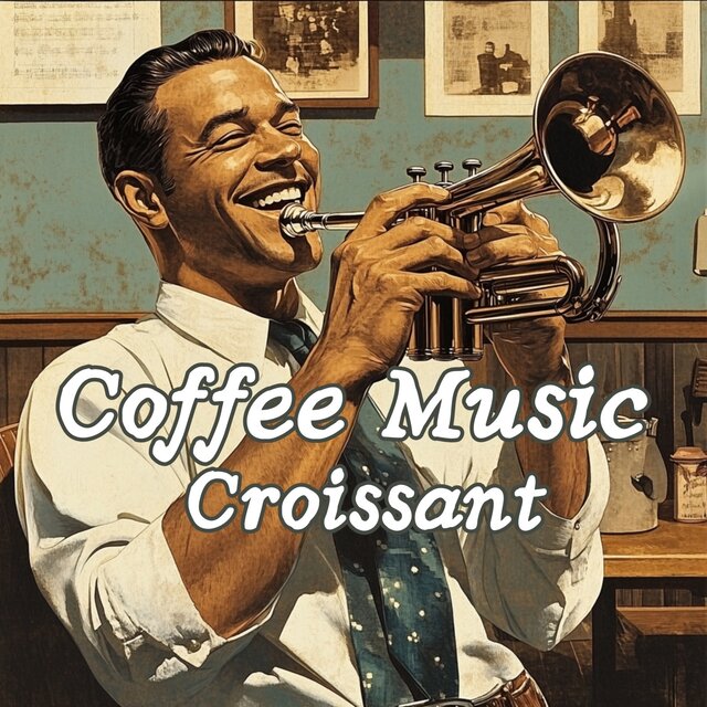 Coffee Music Croissant