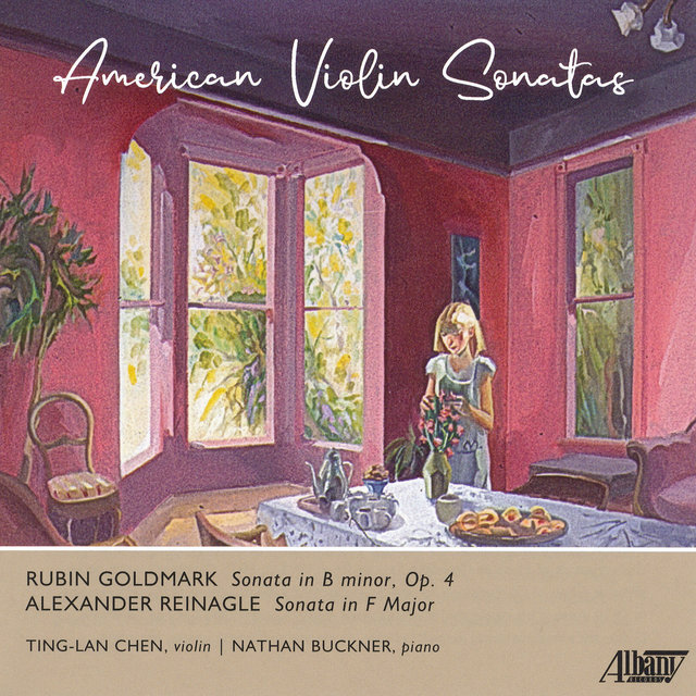 Cover art for album American Violin Sonatas by Ting-Lan Chen, Nathan Buckner