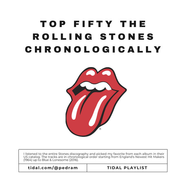 TOP FIFTY THE ROLLING STONES CHRONOLOGICALLY