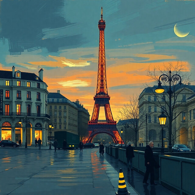 Evening in Paris