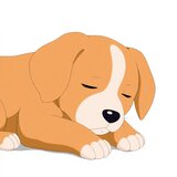 おやすみ子犬 – 就寝前のやさしい音楽