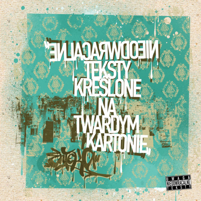 Nieodwracalne Teksty Kreślone na Twardym Kartonie