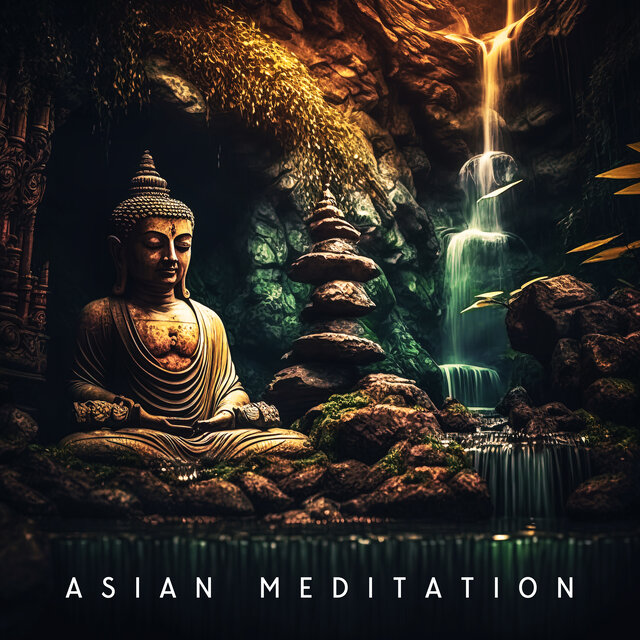 Asian Meditation: Soothing Waterfall and River Sounds from the East