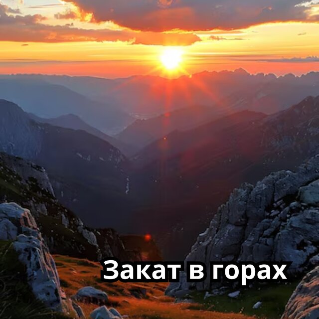 Закат в горах