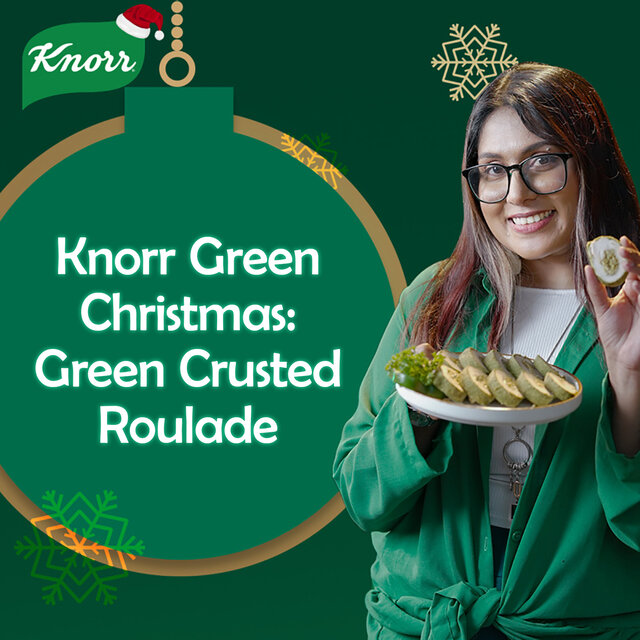 Knorr Green Christmas: Green Crusted Roulade