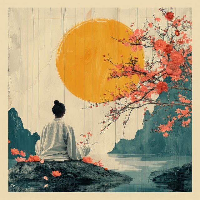 完璧な美の無限: 禅の花見スパの秘密