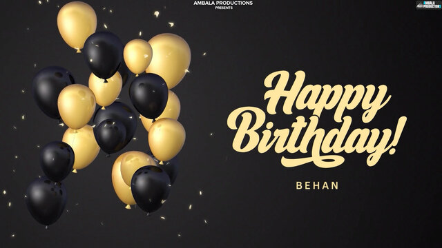 Happy Birthday Behan