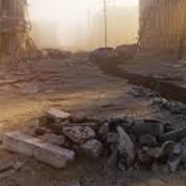 World that is crumbling