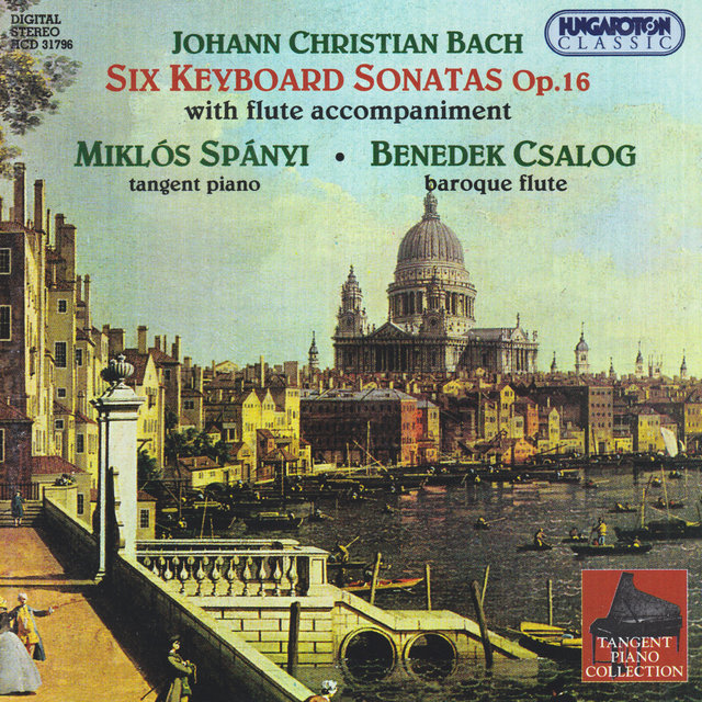 Bach, J.C.: 6 Sonatas for Keyboard With Flute Accompaniment , Op. 16