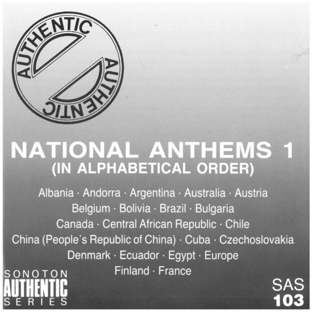 National Anthems, Vol. 1 (A - F)