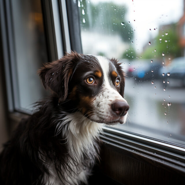 Calma Lluviosa: Suave Terapia De Sonidos Para Perros