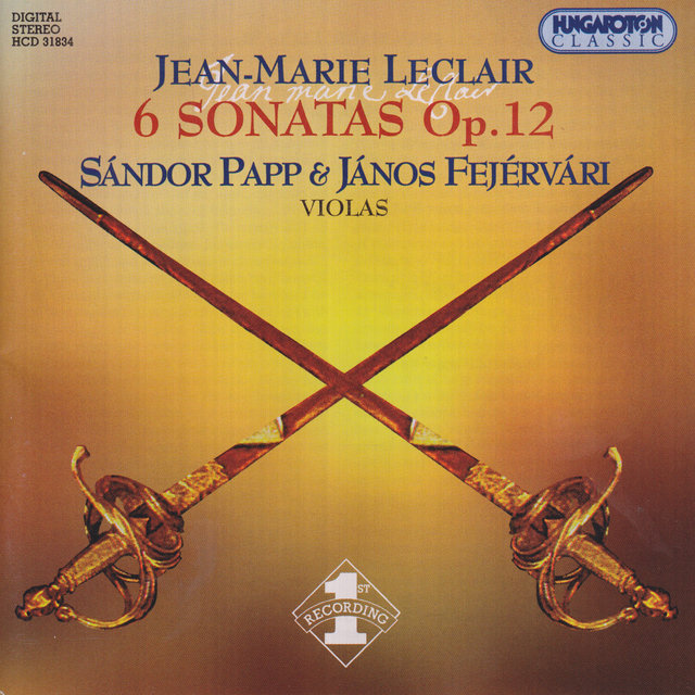Leclair: Second Livre De Sonates, Op. 12